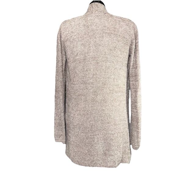 Barefoot Dreams Bamboo Chic S/M Beige Calypso Wrap Cardigan Sweater Lagenlook - Picture 3 of 6
